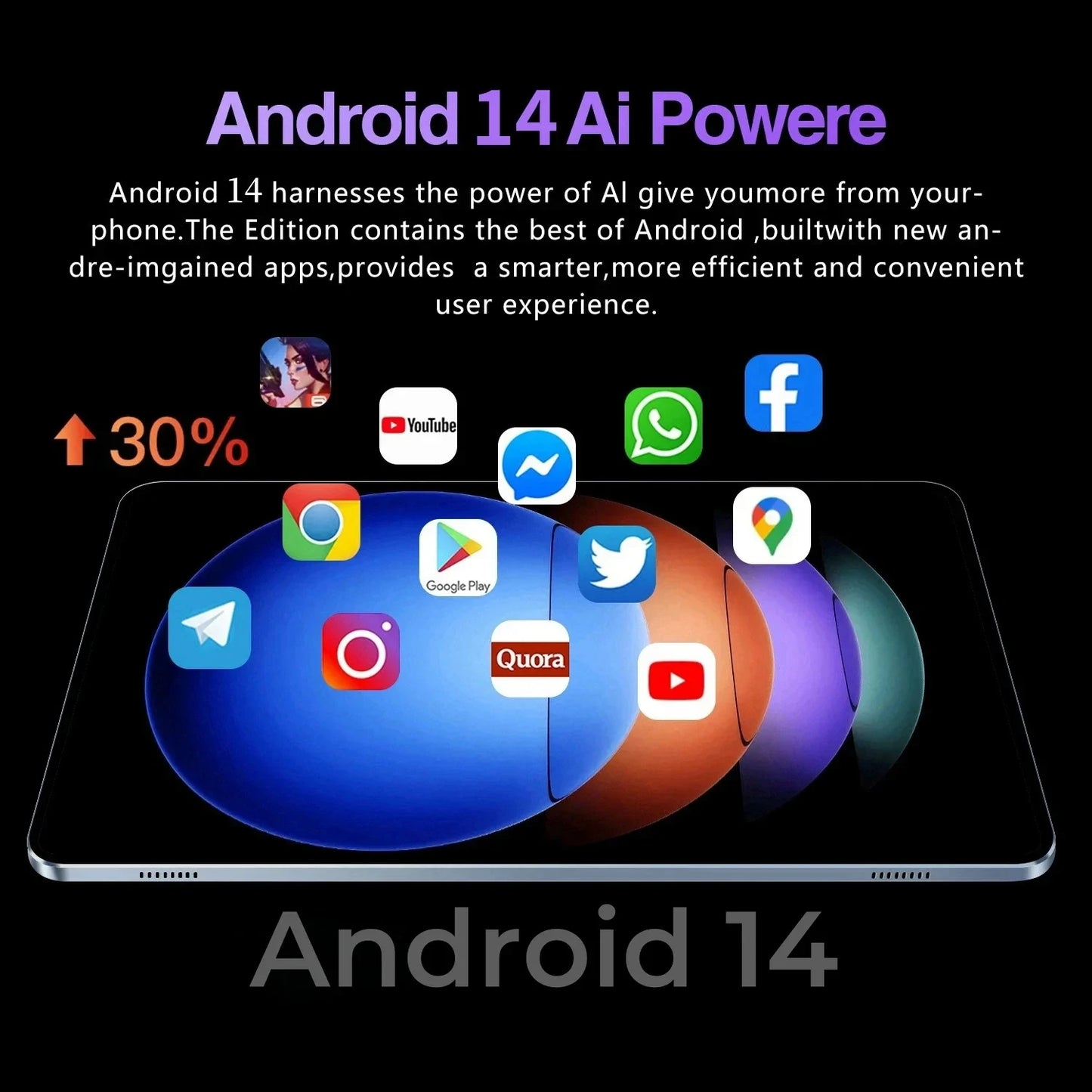 2025 Global Version PAD 7S Pro Snapdragon 8GEN2 Android 14 Tablet 11Inch HD 22GB+2TB 20000 mAh 5G Dual SIM Wifi Tables PC