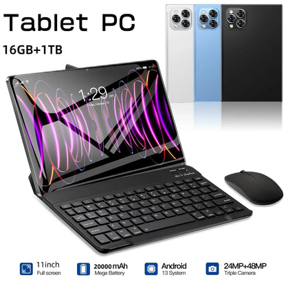 2025 Original Pad 15 Pro Tablet Android14 Snapdragon888 11Inch HD 16GB+1TB 20000mAh 5G Dual SIM Bluetooth WiFi GPS Tablet