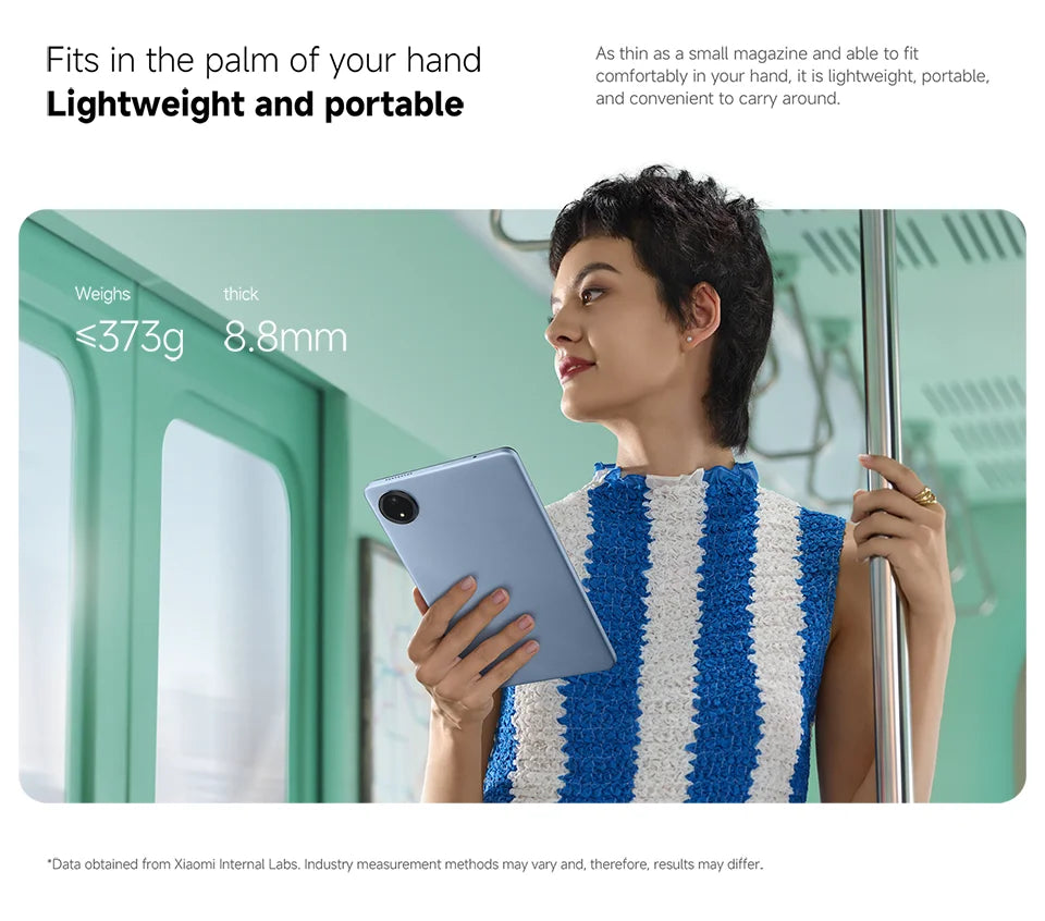 Pad SE 8.7 inch Global Version Mi Tablet MTK Helio G85 6650mAh Dual speakers Dolby Atmos® 90Hz Display