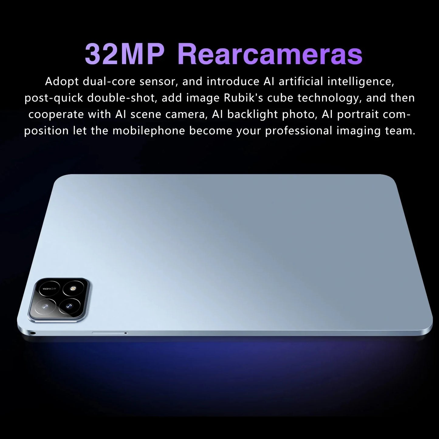 2025 Global Version PAD 7S Pro Snapdragon 8GEN2 Android 14 Tablet 11Inch HD 22GB+2TB 20000 mAh 5G Dual SIM Wifi Tables PC