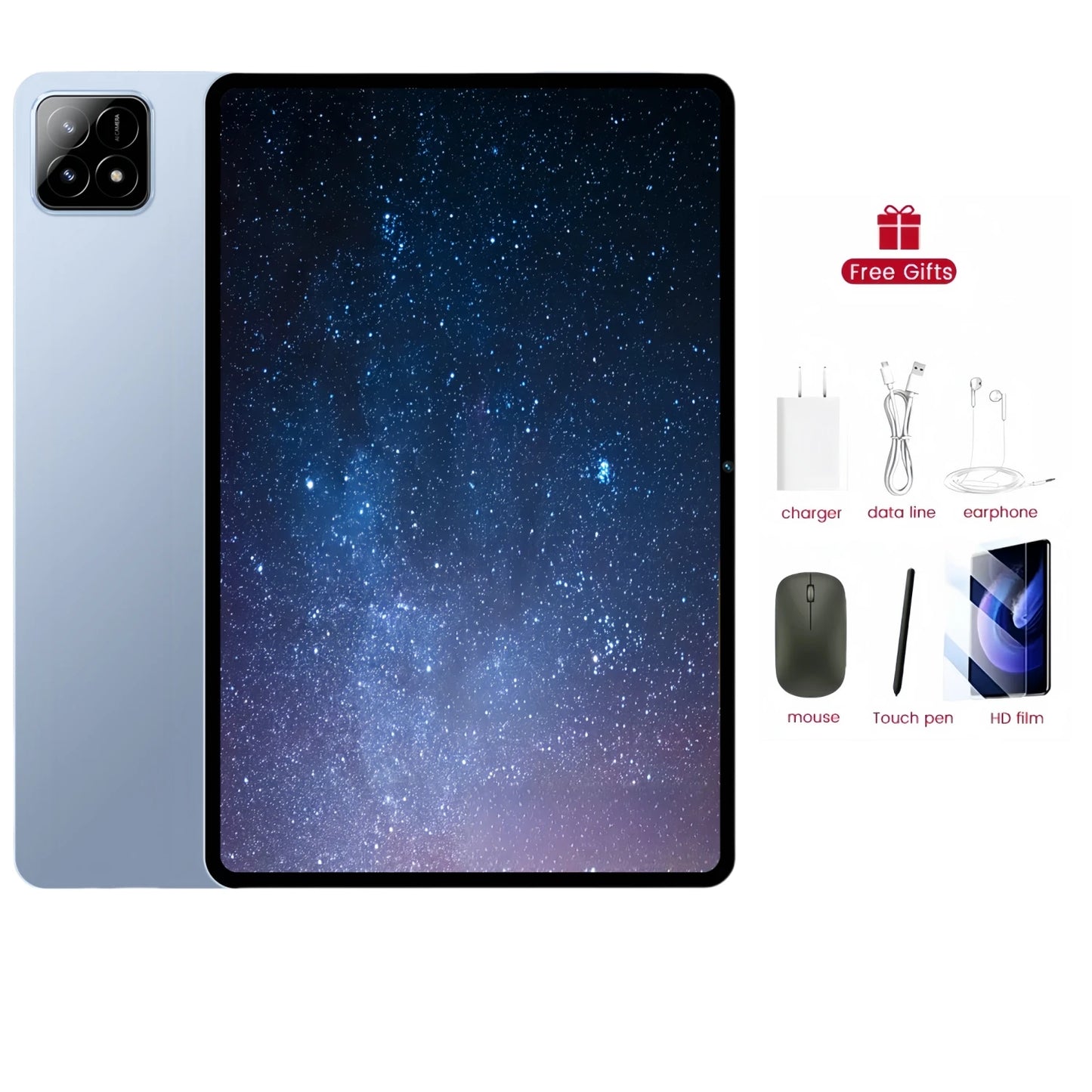 2025 Global Version PAD 7S Pro Snapdragon 8GEN2 Android 14 Tablet 11Inch HD 22GB+2TB 20000 mAh 5G Dual SIM Wifi Tables PC