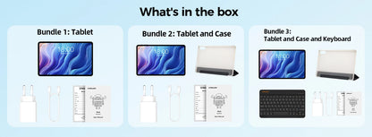 Teclast T60 Android 14 Tablet 12" 2K 90Hz Display, UNISOC T620, Max 20GB RAM, 256GB ROM, 8000mAh, 18W Fast Charge, 4G LTE, GPS